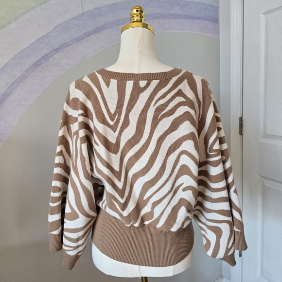 Marc New York | Medium | Women’s Animal Print Sweater - Picture 3 of 6